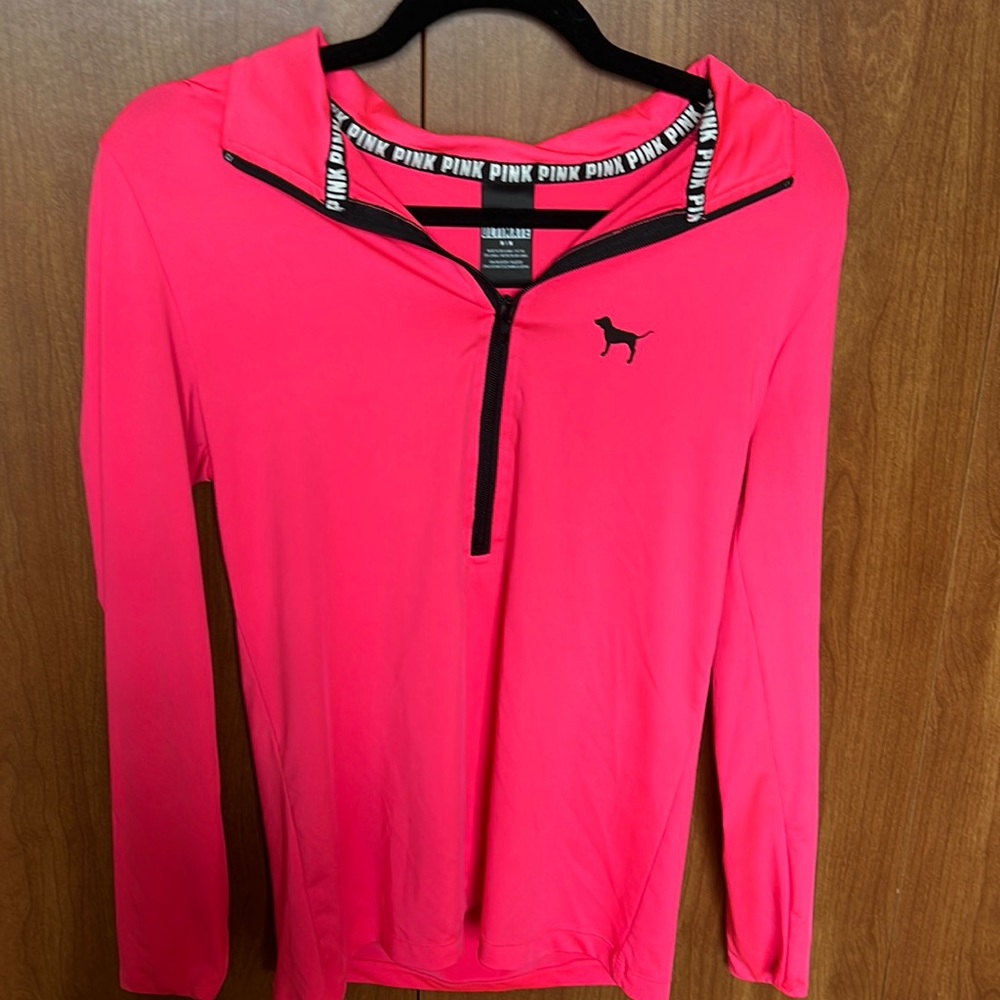 Pink Athletic Half Zip Top
